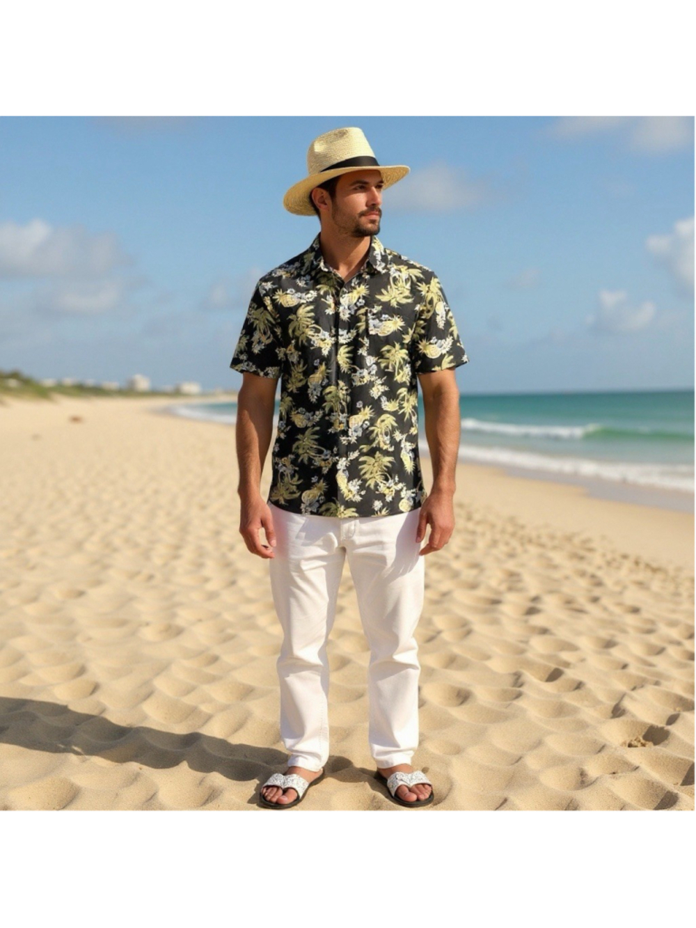 Pusser’s West Indies Tropical Hawaiian Aloha Multicolor Floral Silk Blend Shirt